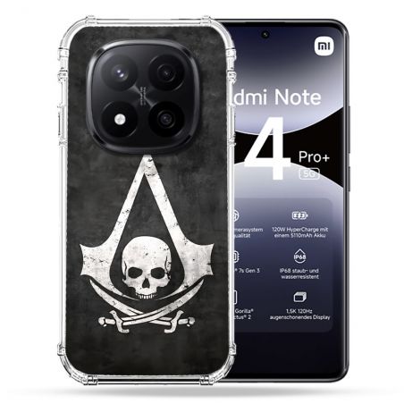 Coque Renforcée Pour Xiaomi Redmi Note 14 PRO PLUS 5G Assassin Creed Tete Mort