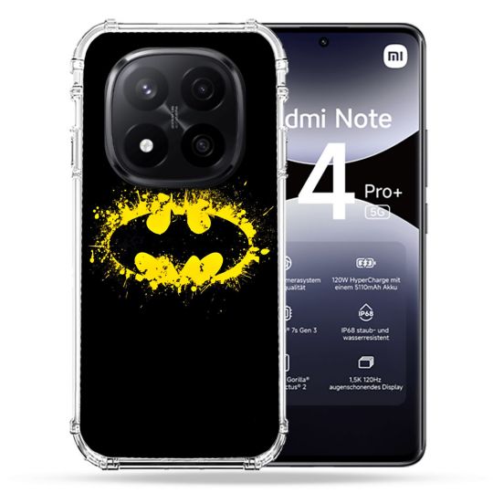 Coque Renforcée Pour Xiaomi Redmi Note 14 PRO PLUS 5G Batman Logo