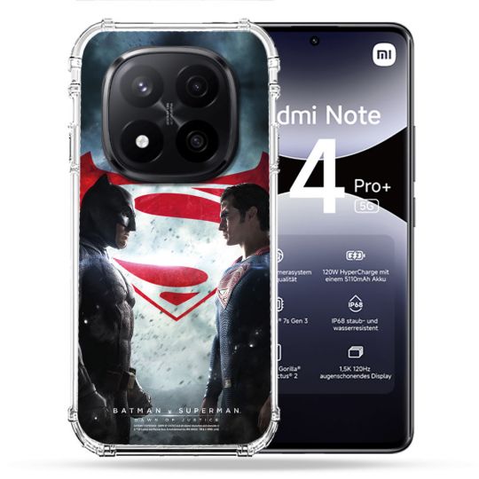 Coque Renforcée Pour Xiaomi Redmi Note 14 PRO PLUS 5G Batman VS Superman