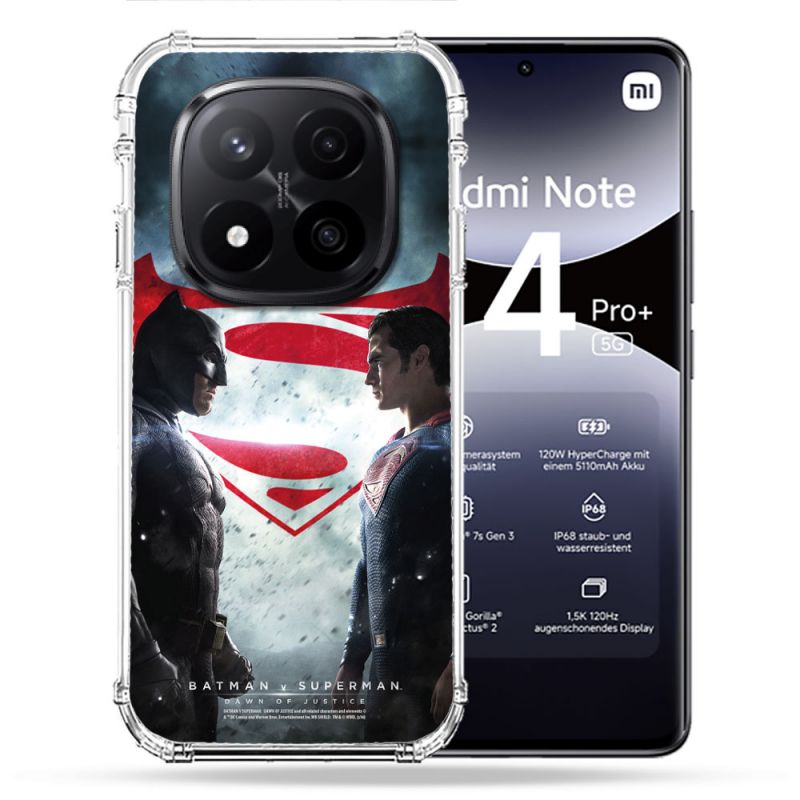 Coque Renforcée Pour Xiaomi Redmi Note 14 PRO PLUS 5G Batman VS Superman