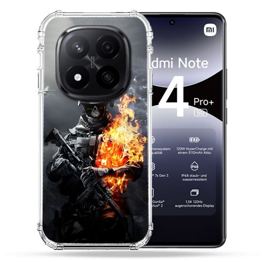 Coque Renforcée Pour Xiaomi Redmi Note 14 PRO PLUS 5G Call Of Duty Squelette