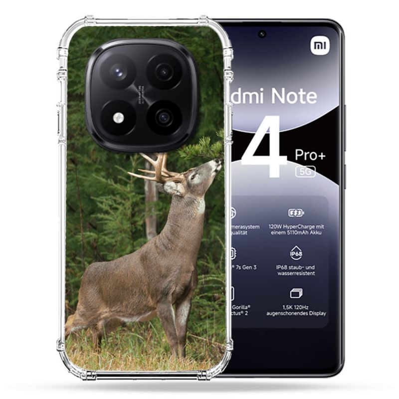 Coque Renforcée Pour Xiaomi Redmi Note 14 PRO PLUS 5G Chasse Cerf
