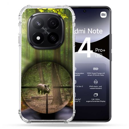 Coque Renforcée Pour Xiaomi Redmi Note 14 PRO PLUS 5G Chasse Sanglier Viseur