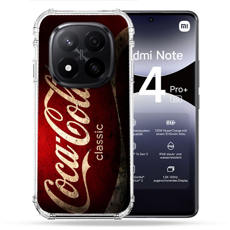 Coque Renforcée Pour Xiaomi Redmi Note 14 PRO PLUS 5G Coca Cola Classique