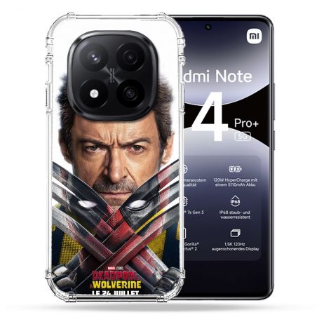 Coque Renforcée Pour Xiaomi Redmi Note 14 PRO PLUS 5G Deadpool Affiche