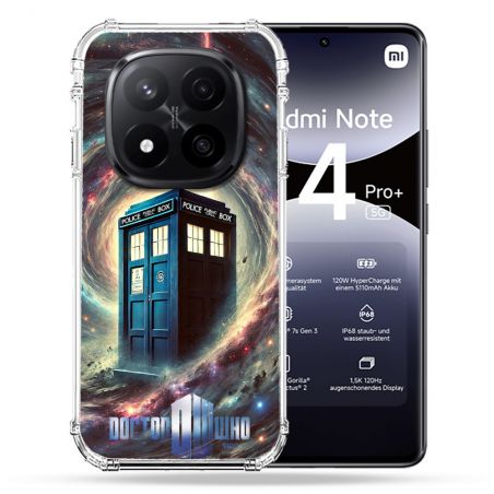 Coque Renforcée Pour Xiaomi Redmi Note 14 PRO PLUS 5G Dr Who Tardis Univers