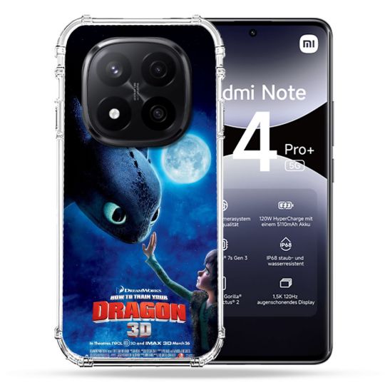 Coque Renforcée Pour Xiaomi Redmi Note 14 PRO PLUS 5G Dragons Affiche