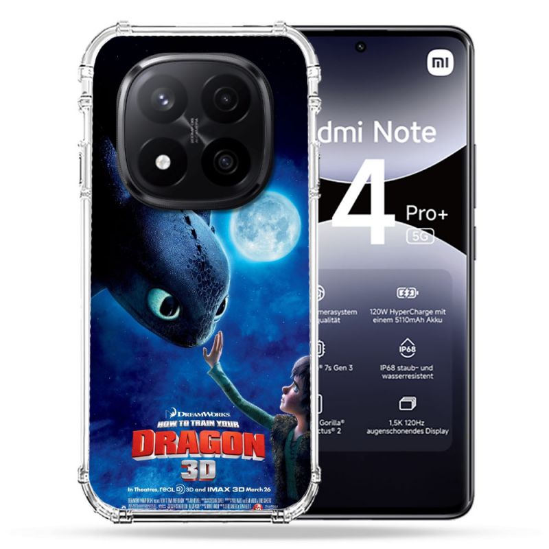 Coque Renforcée Pour Xiaomi Redmi Note 14 PRO PLUS 5G Dragons Affiche