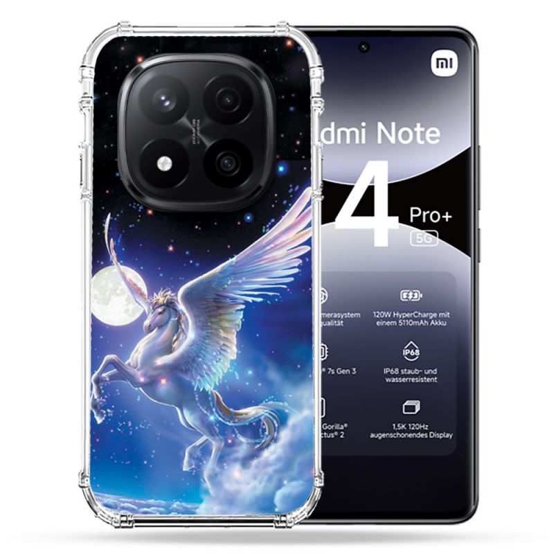 Coque Renforcée Pour Xiaomi Redmi Note 14 PRO PLUS 5G Fantastique Licorne Céleste