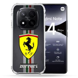 Coque Renforcée Pour Xiaomi Redmi Note 14 PRO PLUS 5G Ferrari Carbone