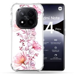Coque Renforcée Pour Xiaomi Redmi Note 14 PRO PLUS 5G Fleur Eclosion