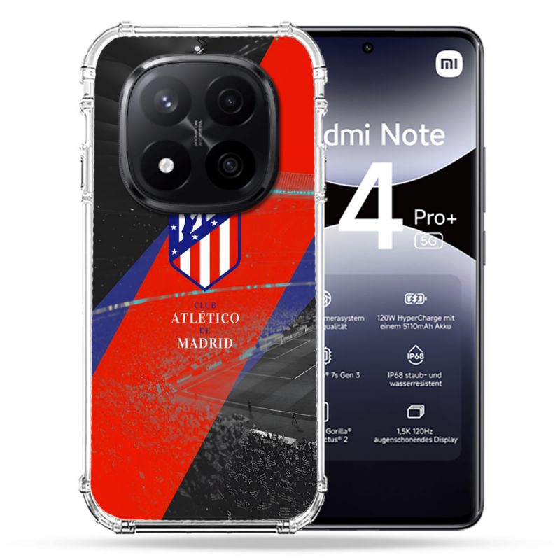 Coque Renforcée Pour Xiaomi Redmi Note 14 PRO PLUS 5G Foot Athletico Madrid