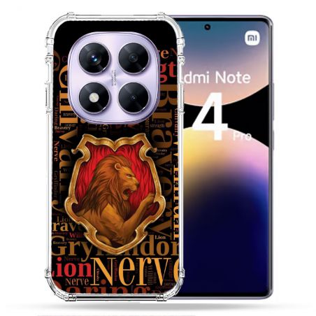 Coque Renforcée Pour Xiaomi Redmi Note 14 PRO 4G Harry Potter Griffondor