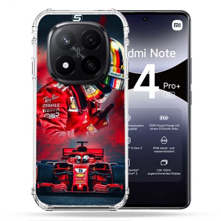 Coque Renforcée Pour Xiaomi Redmi Note 14 PRO PLUS 5G Formule 1 F1 Ferrari