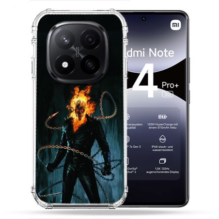 Coque Renforcée Pour Xiaomi Redmi Note 14 PRO PLUS 5G Ghost Rider