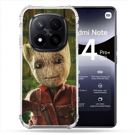 Coque Renforcée Pour Xiaomi Redmi Note 14 PRO PLUS 5G Groot Vert