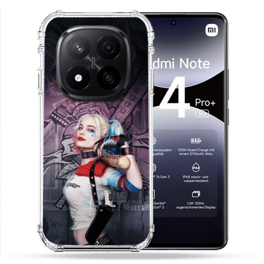 Coque Renforcée Pour Xiaomi Redmi Note 14 PRO PLUS 5G Harley Quinn Batte