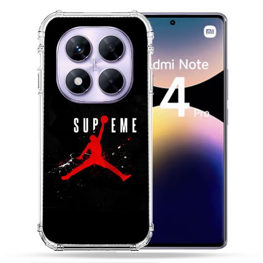 Coque Renforcée Pour Xiaomi Redmi Note 14 PRO 4G Jordan Supreme Noir