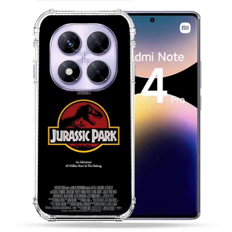 Coque Renforcée Pour Xiaomi Redmi Note 14 PRO 4G Jurassic Park Affiche