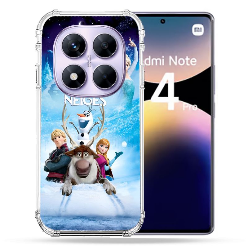 Coque Renforcée Pour Xiaomi Redmi Note 14 PRO 4G La Reine Des Neiges