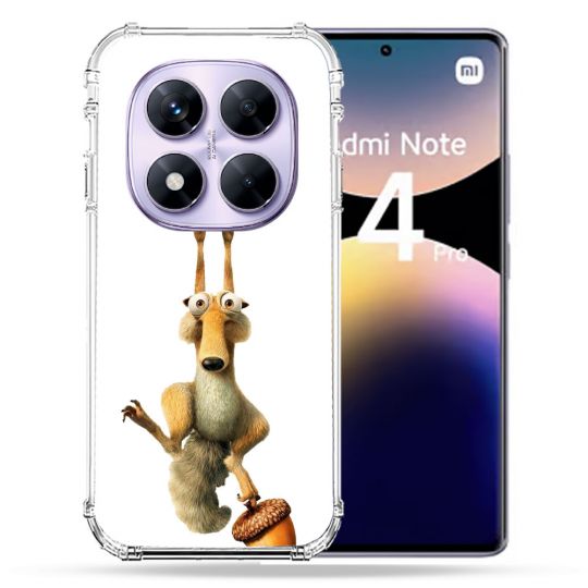 Coque Renforcée Pour Xiaomi Redmi Note 14 PRO 4G L'âge de Glace Scratch Suspendu