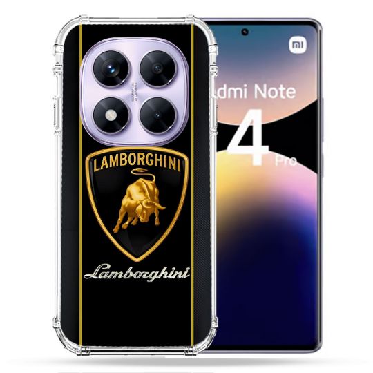 Coque Renforcée Pour Xiaomi Redmi Note 14 PRO 4G Lamborghini Carbone