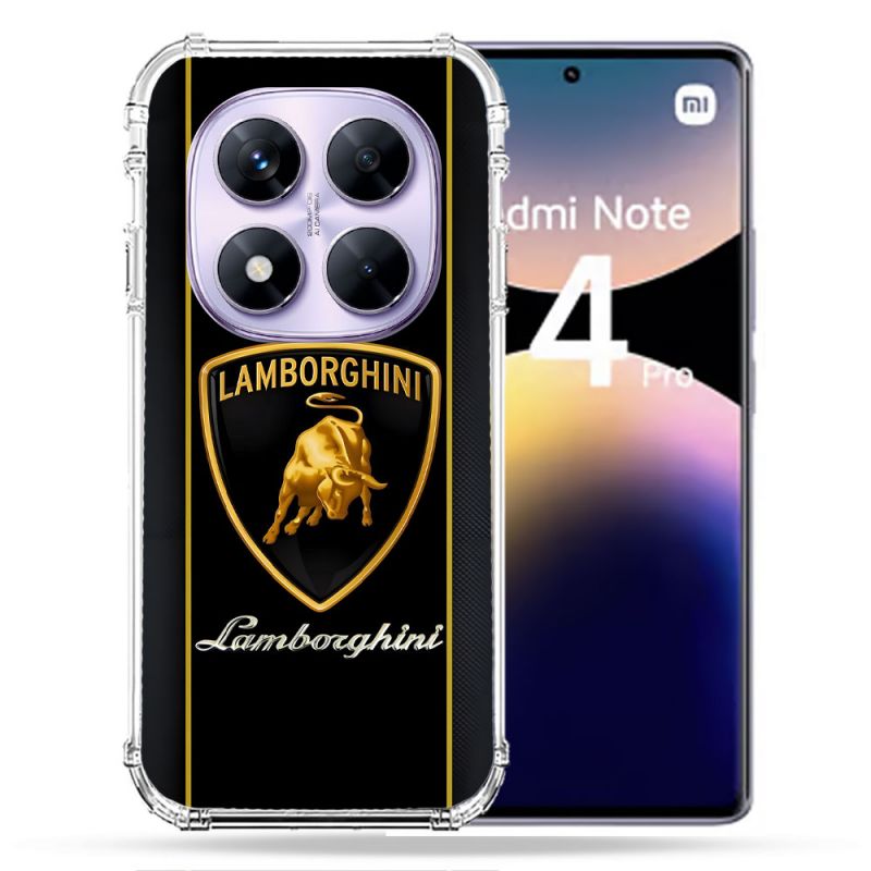 Coque Renforcée Pour Xiaomi Redmi Note 14 PRO 4G Lamborghini Carbone
