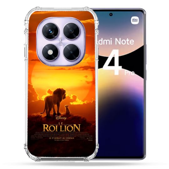 Coque Renforcée Pour Xiaomi Redmi Note 14 PRO 4G Le Roi Lion Affiche
