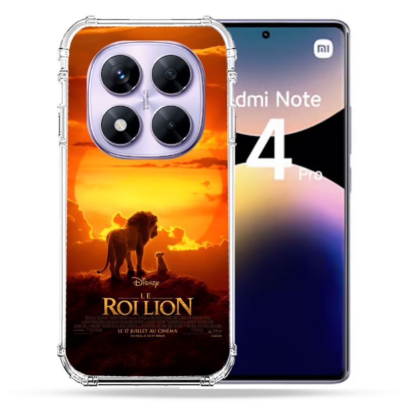 Coque Renforcée Pour Xiaomi Redmi Note 14 PRO 4G Le Roi Lion Affiche