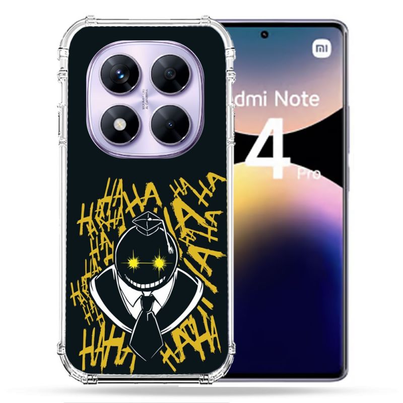 Coque Renforcée Pour Xiaomi Redmi Note 14 PRO 4G Manga Assassination Classroom Kuro Noir