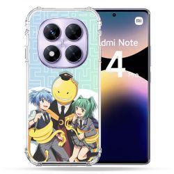 Coque Renforcée Pour Xiaomi Redmi Note 14 PRO 4G Manga Assassination Classroom Kuro Trio