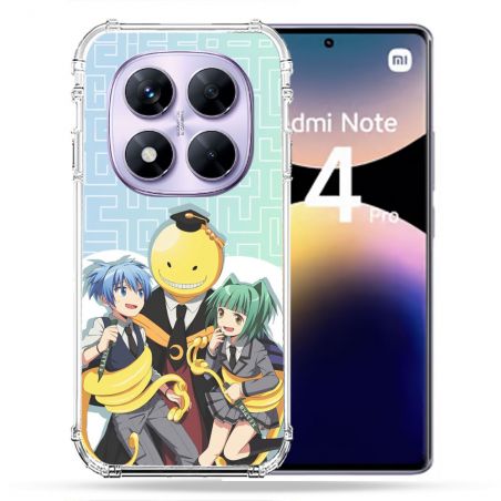 Coque Renforcée Pour Xiaomi Redmi Note 14 PRO 4G Manga Assassination Classroom Kuro Trio