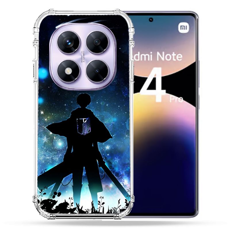 Coque Renforcée Pour Xiaomi Redmi Note 14 PRO 4G Manga Attaque Titans Levi