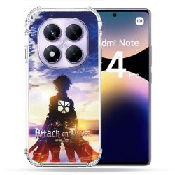 Coque Renforcée Pour Xiaomi Redmi Note 14 PRO 4G Manga Attaque Titans Soleil