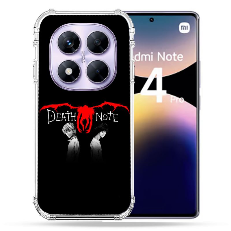 Coque Renforcée Pour Xiaomi Redmi Note 14 PRO 4G Manga Death Note Noir