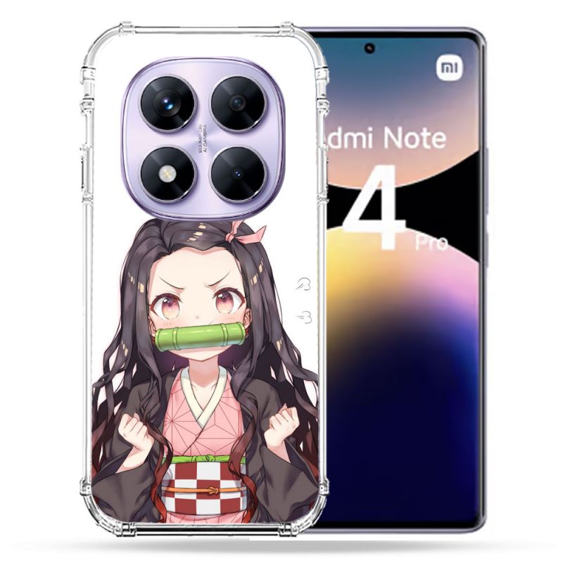 Coque Renforcée Pour Xiaomi Redmi Note 14 PRO 4G Manga Demon Slayer Nezuko