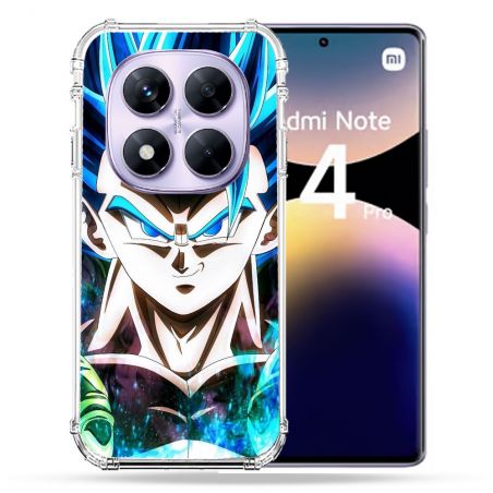 Coque Renforcée Pour Xiaomi Redmi Note 14 PRO 4G Manga Dragon Ball Gogeta Visage