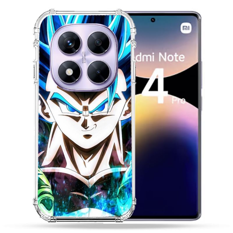 Coque Renforcée Pour Xiaomi Redmi Note 14 PRO 4G Manga Dragon Ball Gogeta Visage