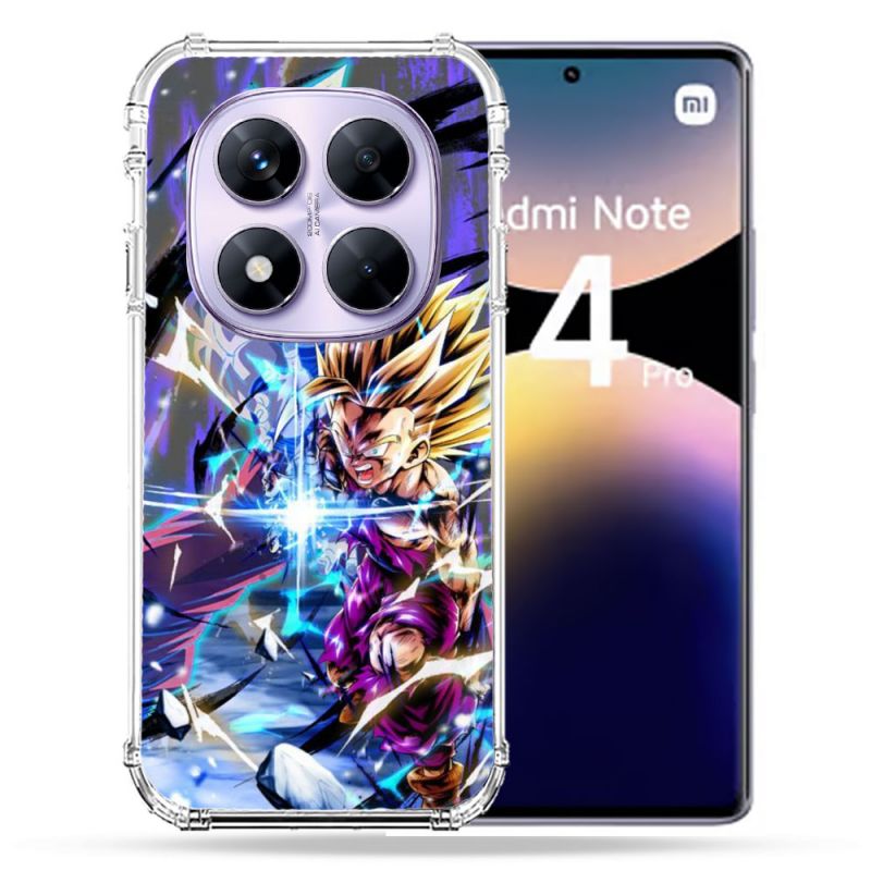 Coque Renforcée Pour Xiaomi Redmi Note 14 PRO 4G Manga Dragon Ball Sangohan Duo