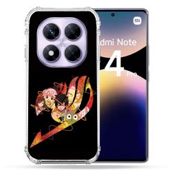 Coque Renforcée Pour Xiaomi Redmi Note 14 PRO 4G Manga Fairy Tail Logo Noir
