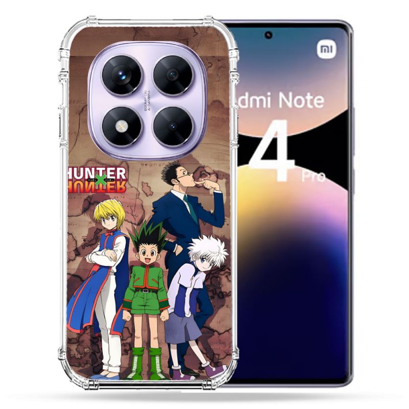 Coque Renforcée Pour Xiaomi Redmi Note 14 PRO 4G Manga Hunter X Hunter Vintage