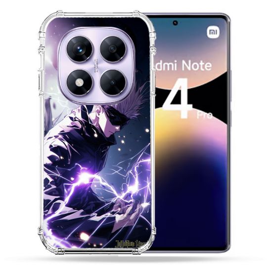 Coque Renforcée Pour Xiaomi Redmi Note 14 PRO 4G Manga Jujustu Kaisen Gojo Saturo