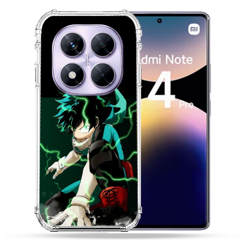 Coque Renforcée Pour Xiaomi Redmi Note 14 PRO 4G Manga My Hero Academia Deku