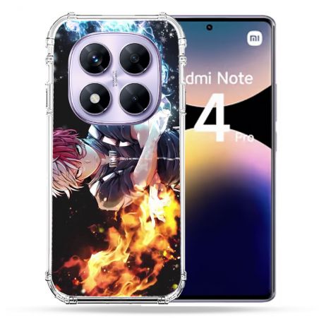 Coque Renforcée Pour Xiaomi Redmi Note 14 PRO 4G Manga My Hero Academia Shoto