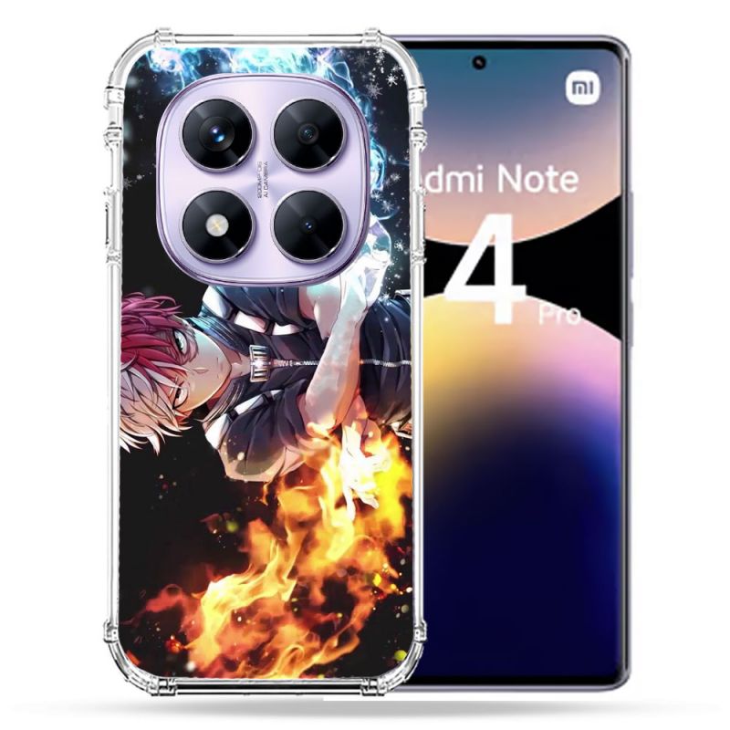 Coque Renforcée Pour Xiaomi Redmi Note 14 PRO 4G Manga My Hero Academia Shoto
