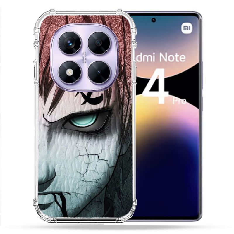 Coque Renforcée Pour Xiaomi Redmi Note 14 PRO 4G Manga Naruto Gaara