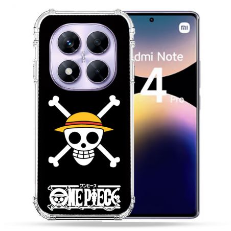 Coque Renforcée Pour Xiaomi Redmi Note 14 PRO 4G Manga One Piece Tete de Mort