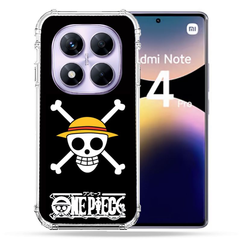 Coque Renforcée Pour Xiaomi Redmi Note 14 PRO 4G Manga One Piece Tete de Mort