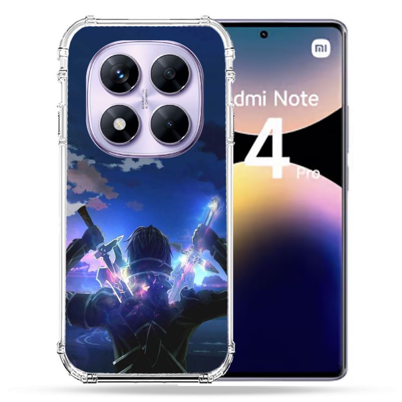 Coque Renforcée Pour Xiaomi Redmi Note 14 PRO 4G Manga SAO sword Art Online Epee