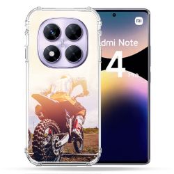 Coque Renforcée Pour Xiaomi Redmi Note 14 PRO 4G Moto Cross Soleil